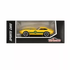   Majorette Sports Cars Toyota 2000GT autómodell - sárga/zöld