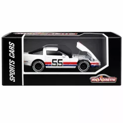 Majorette Sports Cars Chevrolet Corvette C4 autómodell - fehér/kék/piros