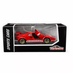 Majorette Sports Cars Lamborghini Countach LP400 autómodell - piros/fehér