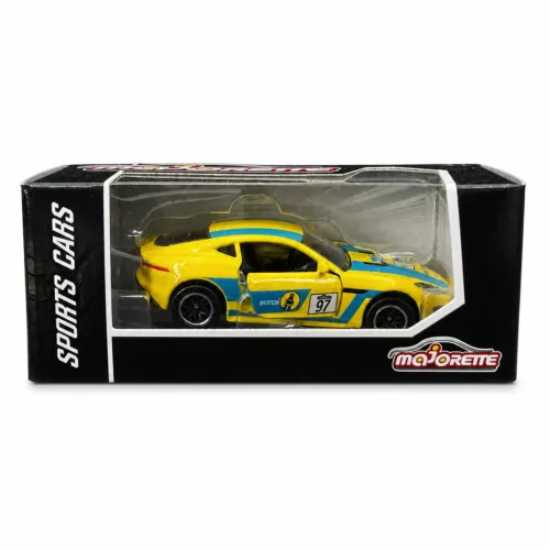 Majorette Sports Cars Jaguar F-Type autómodell - sárga/kék