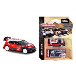 Majorette Citroën C3 WRC Delux Versenyautó Tartódobozzal