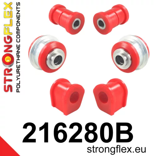 216280B: Front suspension bush kit Custom Red
