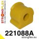 221088A: Front anti roll bar bush SPORT 15mm Yellow