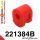 221384B: Front anti roll bar inner bush Custom Red
