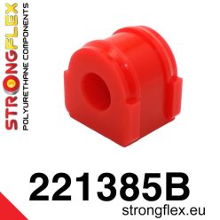 221385B: Front anti roll bar outer bush 15mm Red