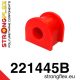 221445B: Rear anti roll bar bush 20mm Red