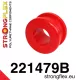 221479B: Front anti roll bar eye bolt bush 21mm Red