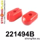 221494B: Gearbox mount dog bone Black