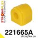 221665A: Front anti roll bar bush SPORT 22mm Yellow