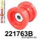 221763B: Front subframe bush Red