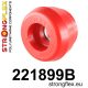 221899B: Front shock top mount bush Red