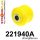 221940A: Rear tie bar to hub bush SPORT Yellow
