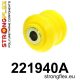 221940A: Rear tie bar to hub bush SPORT Yellow