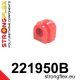 221950B: Front / rear stabilizer bush 21,5mm Red