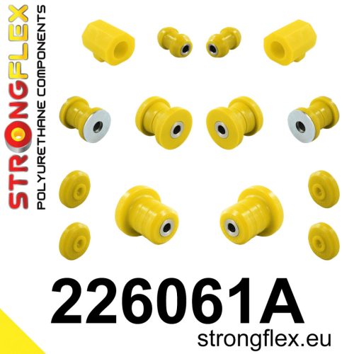 226061A: Full suspension bush kit SPORT Custom Yellow