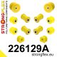 226129A: Rear suspension bush kit SPORT 18mm Yellow