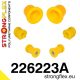 226223A: Front suspension bush kit SPORT 16mm 221403 Yellow