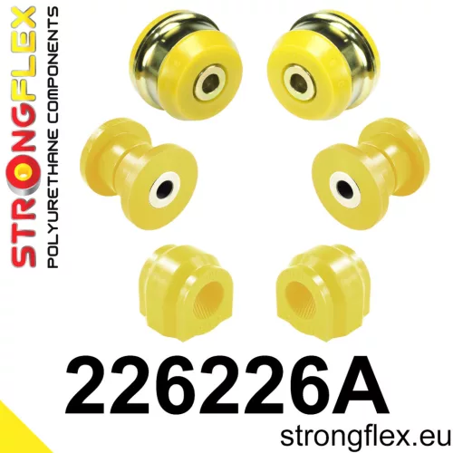 226226A: Front suspension bush kit SPORT 21,5mm Yellow