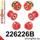 226226B: Front suspension bush kit 21,5mm Black