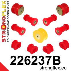 226237B: Rear suspension bush kit 18,5mm 221707 - 52mm Black