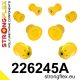 226245A: Front suspension and ream beam bush kit SPORT Custom 221403 221245 - 72mm Yellow