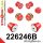 226246B: Front suspension and ream beam bush kit