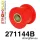 271144B: Front wishbone - rear bush Red