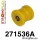 271536A: Rear lower inner arm bush SPORT Yellow