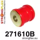 271610B: Rear trailing arm front bush Red