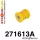 271613A: Rear lower track control inner bush SPORT Black