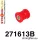 271613B: Rear lower track control inner bush Red