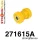 271615A: Rear upper arm rear bush SPORT Yellow