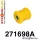 271698A: Rear trailing arm front bush SPORT Yellow