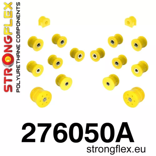 276050A: Rear suspension bush kit SPORT 17mm Yellow