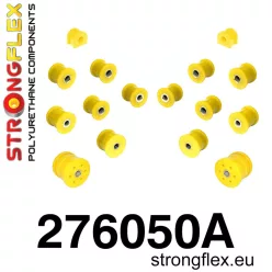 276050A: Rear suspension bush kit SPORT 17mm Black