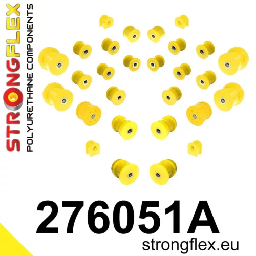 276051A: Full suspension bush kit SPORT 18mm 17mm Black