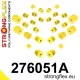 276051A: Full suspension bush kit SPORT 18mm 17mm Black