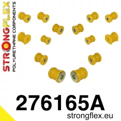   276165A: Rear suspension polyurethane bush kit SPORT 14mm Yellow