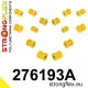 276193A: Rear suspension bush kit SPORT 16mm Yellow