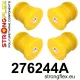 276244A: Rear subframe bush kit SPORT 2x271806, 2x271807 Yellow