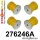 276246A: Rear subframe bush kit SPORT Yellow