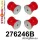 276246B: Rear subframe bush kit Red