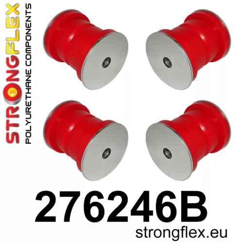 276246B: Rear subframe bush kit Red