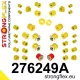 276249A: Full suspension polyurethane bush kit SPORT 23mm 17mm 271147 271279 4 x 271145, 0 x 271146 271802 271532 271148 Black