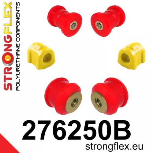 276250B: Front suspension bush kit 23mm 2x271609 Red