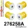 276258A: Rear subframe bush kit SPORT Yellow