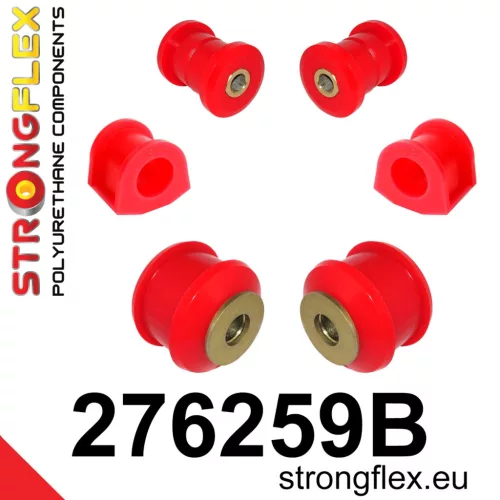 276259B: Front suspension bush kit Custom Red