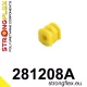 281208A: Rear anti roll bar bush SPORT Custom Yellow