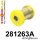 281263A: Front inner track control arm bush 34mm SPORT Yellow