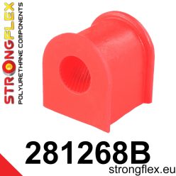 281268B: Rear anti roll bar bush 15mm Red
